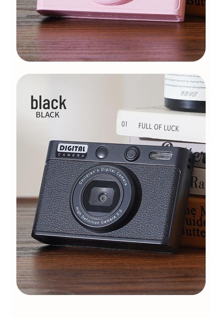Retro 50MP High-Definition Portable CCD Digital Camera with Self-Timer for Students and Travel