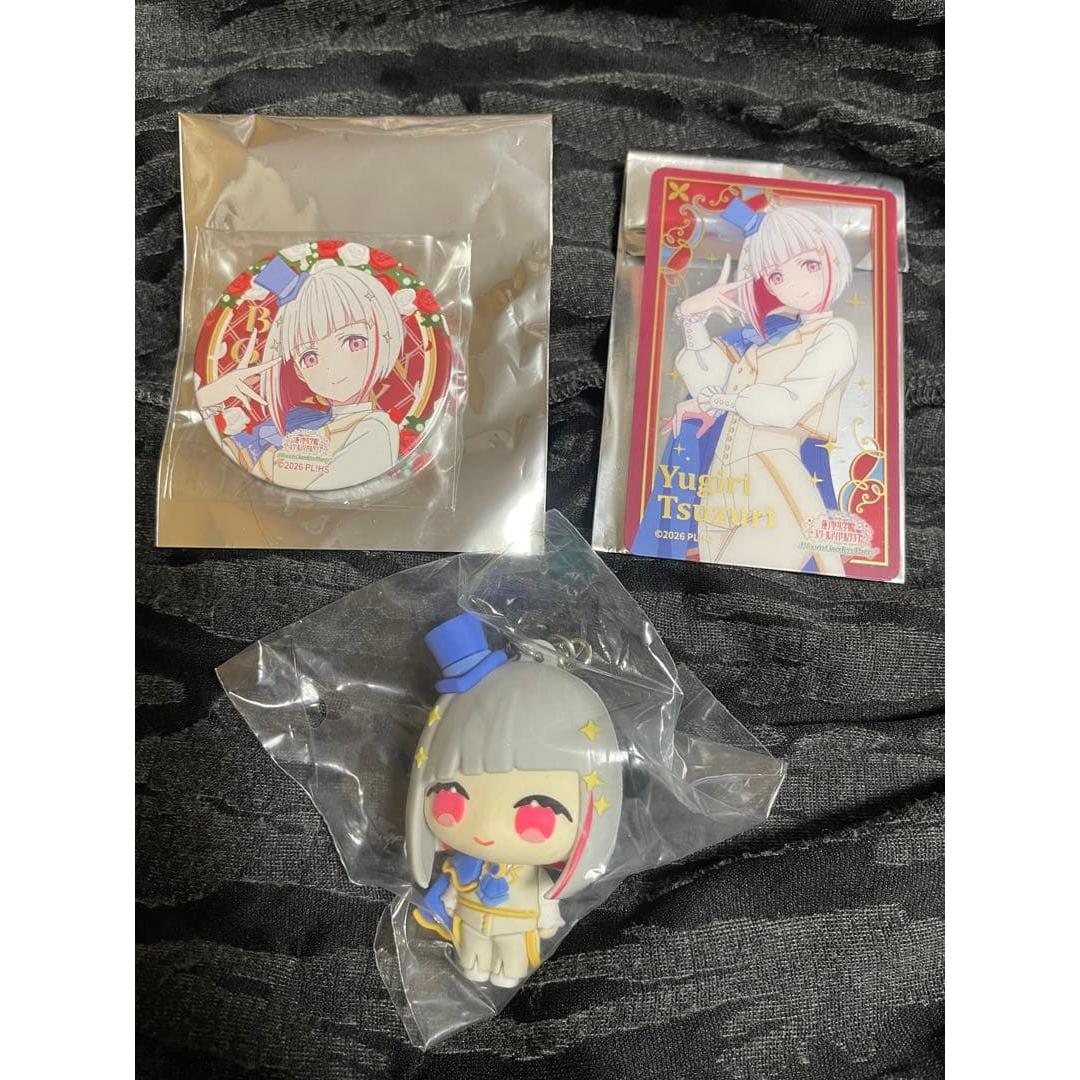 Movie Love Live Hasunozora Tsuzuri Yugiri Rubber Can Badge Clear Card Set