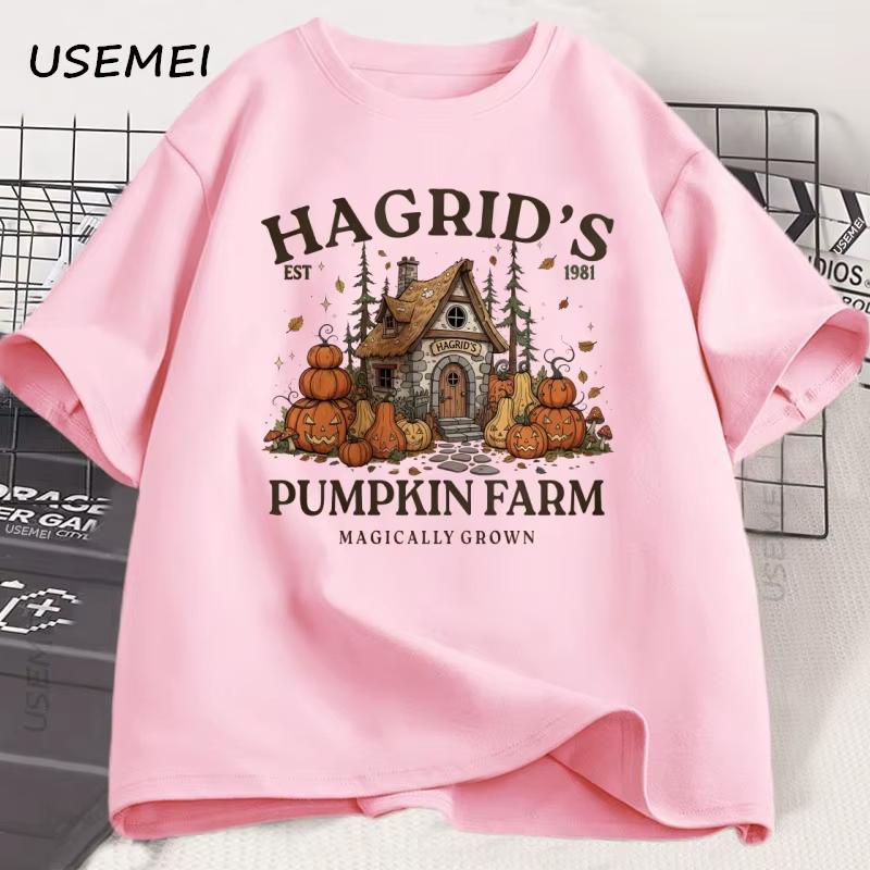 Fall Season Tshirt Autumn Pumpkin Retro Fall Vibes T Shirt Fall Girl Pumpkin Printed Tshirt Causal Cotton Short Sleeve Tees