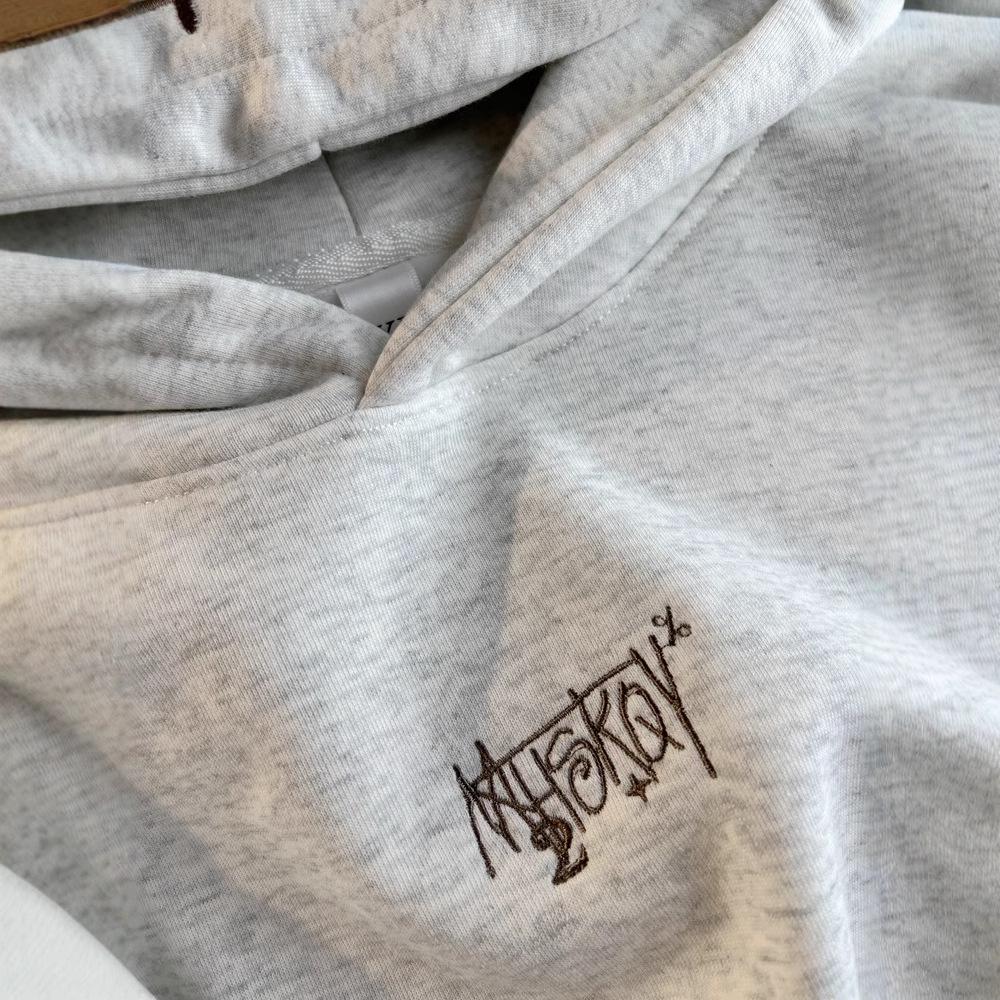 Sudaderas de Terciopelo Bordado Pesado para Mujer - Gruesas, Moda Urbana para Primavera, Otoño e Invierno. Ajuste Holgado para Parejas.