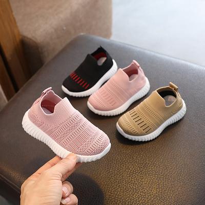 2023 frühling Sommer Kinder Schuhe Weiche Atmungsaktive Mädchen Turnschuhe Jungen Slip-on Schuhe Schule Kinder Gestrickte Casual