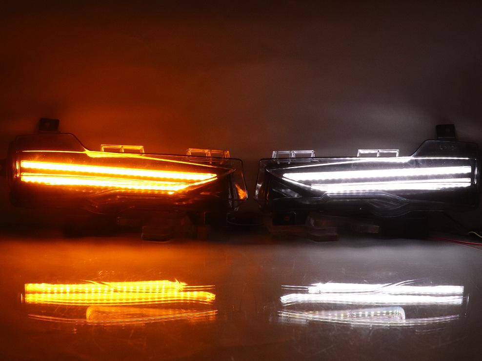 LED Daytime Running Lights for Tesla Model 3 (19-21) and Model Y, Porsche-Compatible.