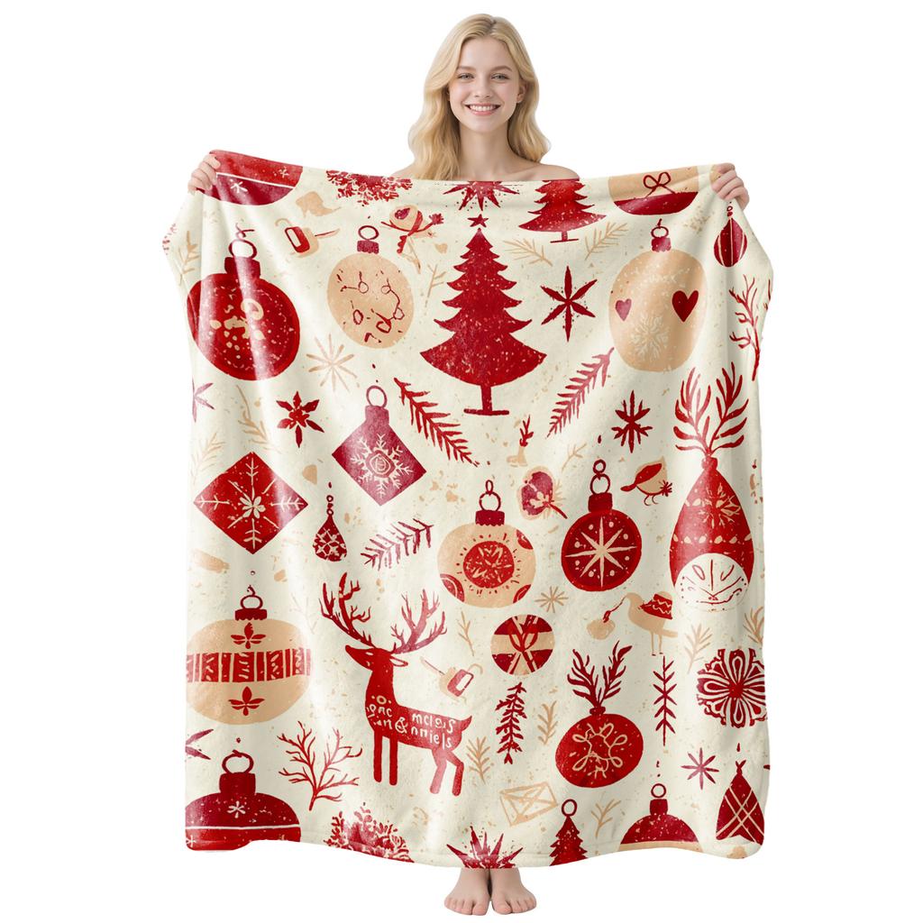 2026 Christmas flannel blanket is universal for all seasons