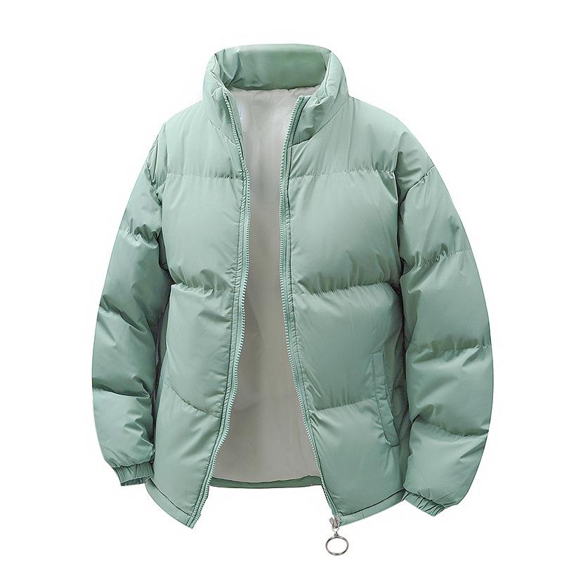 Men's Winter Oversized Casual Loose Stand Up Collar Bread Warm Jacket