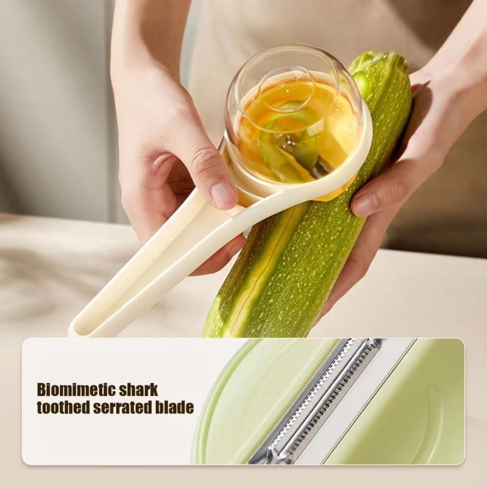 Splash-proof Fruit Peeler Tools Efficient Fruit Scraper Storage Type Vegetable Peeler Camping Use