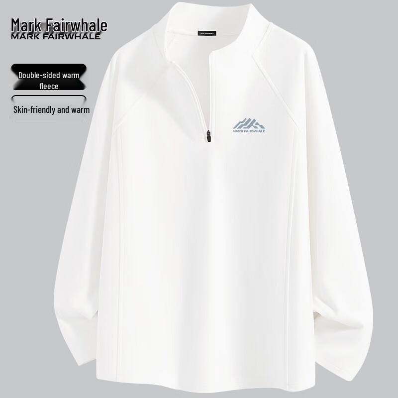 Mark Fairwhale Men's Winter Half-Zip Fleece T-Shirt