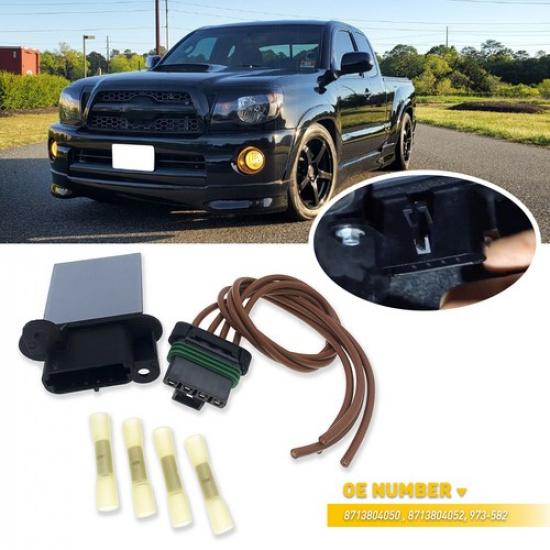 8713804050 Resistor Blower Motor Fit Kit + Harness 2005-2014 Toyota Tacoma