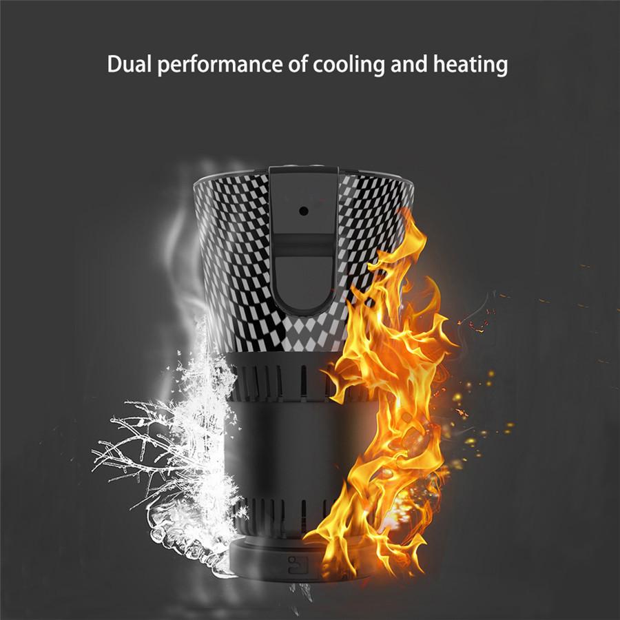 36W 12V 2in1 Intelligent Heating Cooling Cup 5L For Car Cup Mug Holder Beverage