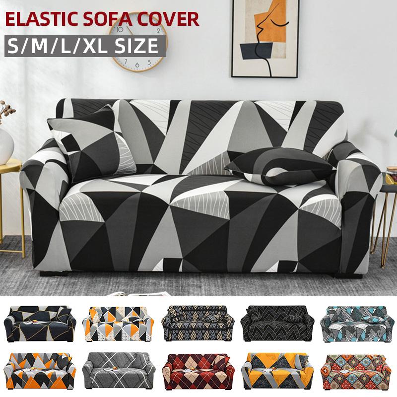 Geometric Printed Sofa Slipcoversastic Sofa Covers For Living Room Non-Slip Couch Cover Funda Sofa S/M/L/Xl 1Pc