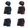 2 Pezzi/Set Costume da Bagno Asciugatura Rapida Traspirante Elastico Cuciture Ottime Cuffia da Nuoto per Piscina