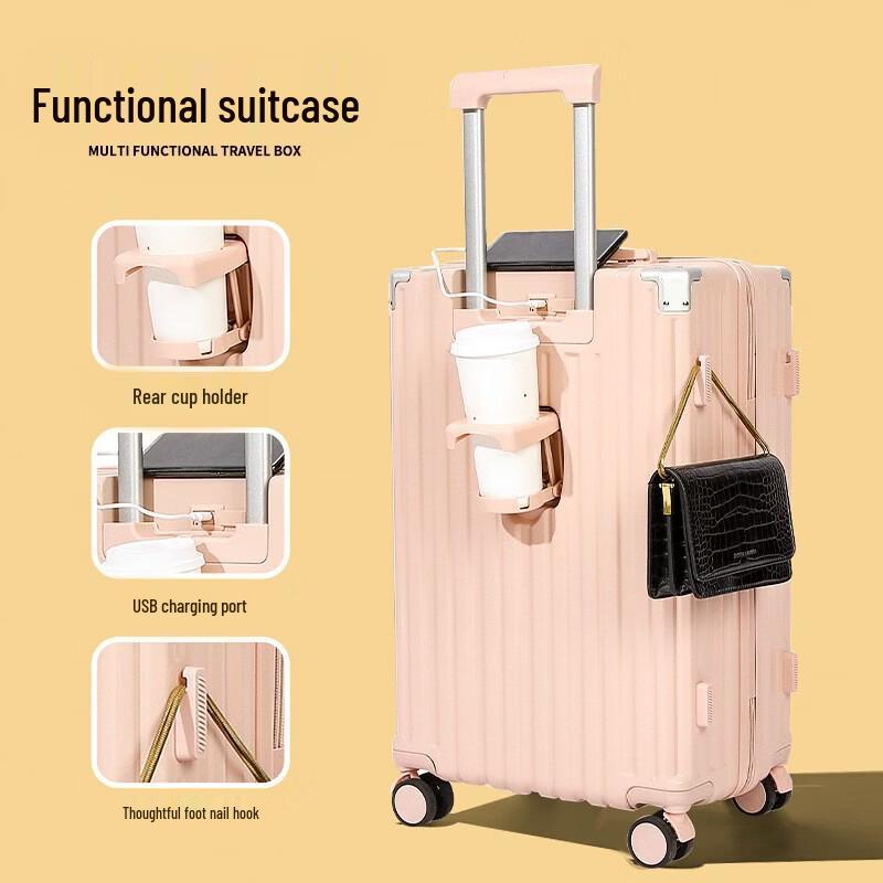 LianSheng 20-inch Carry-On Spinner Luggage