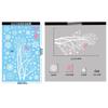 Snowflake Scene Christmas Window Stickers: Holiday Atmosphere Glass Decor