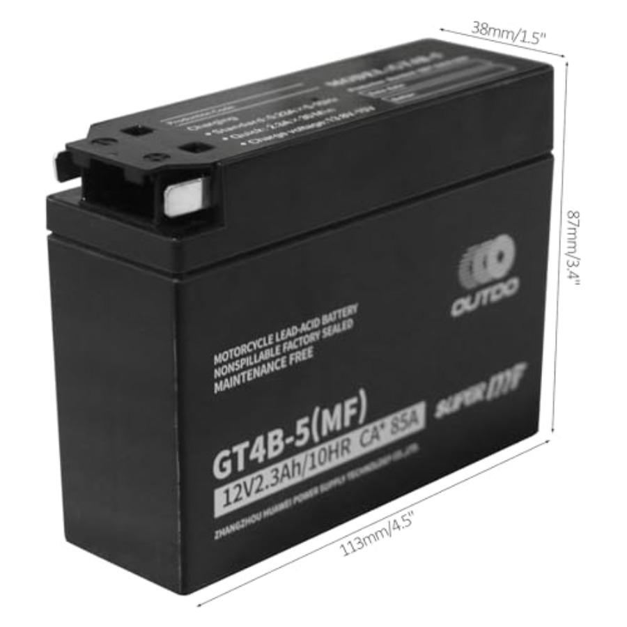 HighPerformance Motorcycle Battery Compatible with ATV UTV Lawn Mower Scooter Reliable Power Source for Outdoor and Recreationa