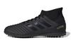 Predator 19.3 Synthetikleder Rutschfest, Abriebfest, Atmungsaktiv Mittelhoch Kinder Fußballschuhe Schwarz G25801