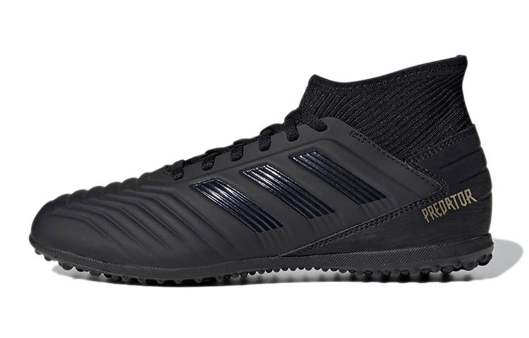 

Adidas Predator 19.3 Synthetic Leather Slip Resistant, Abrasion Resistant, Breathable Mid top Kids Soccer Shoes Black G25801 28.5
