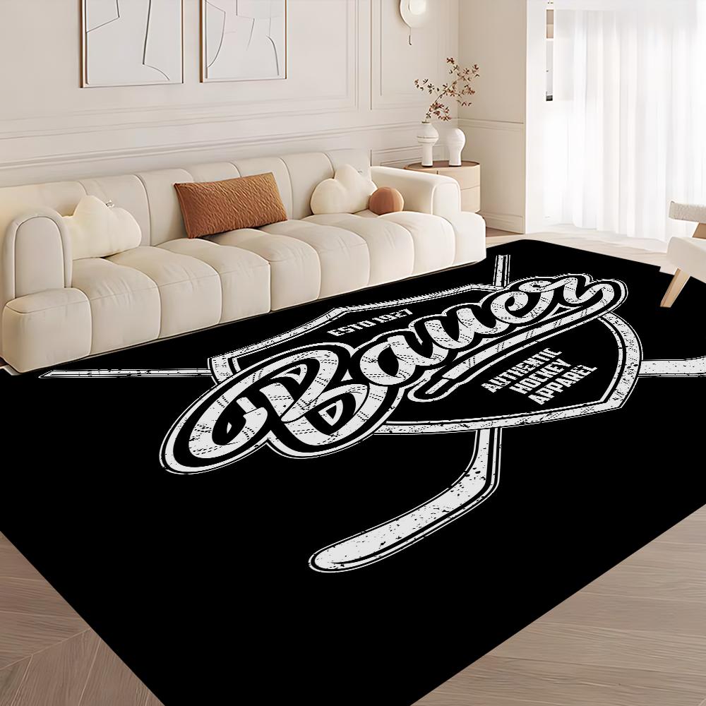 B-Bauer Hockey Bodenmatte Rechteck Rutschfest Zuhause Weich Badematte Haustür Innen Außen Matte Willkommen Fußmatte