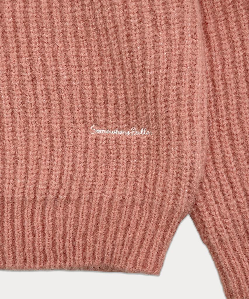 Sseomweeobeoteo Mone Wool Knit - Pink