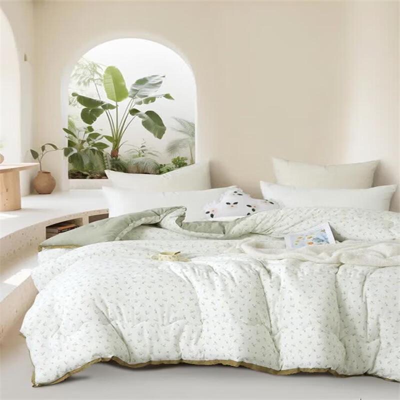 Violet Romantic House Spring Autumn Quilt