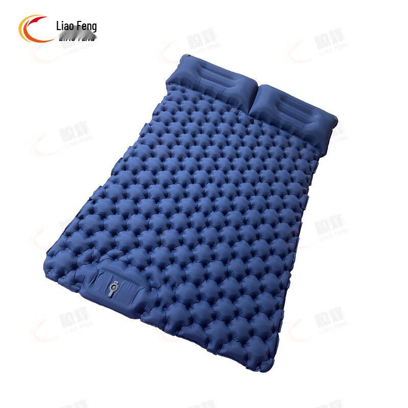 Foot-Pump Double Outdoor Inflatable Camping Mat