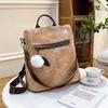 Trend anti-theft backpack women's new fashion multi-functional casual backpack retro backpack
