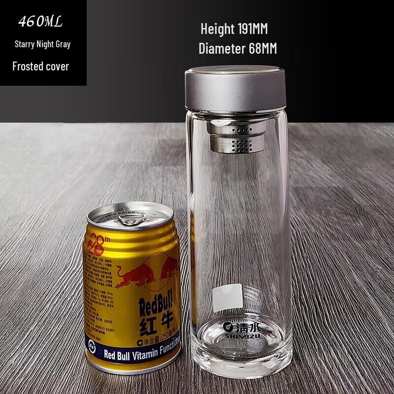 Thickened High Borosilicate Single-Layer Glass Water Cup