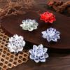 Ceramic Incense Burner Lotus Incense Stick Holder Ceramics Nasturtium Sandalwood Incense Burner For Home Office Decoration