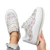 Casual shoes women's 2024 large size European popular shoes new summer breathable casual shoes platform casual sports shoes