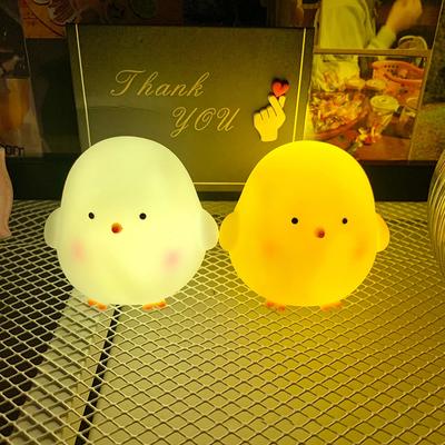 Süßes Huhn, sanfte Beleuchtung, kleines Nachtlicht, Nachttischlampe, Dekoration, Schlafzimmer, Atmosphäre, Licht, Mädchen, Kinder, Geschenk