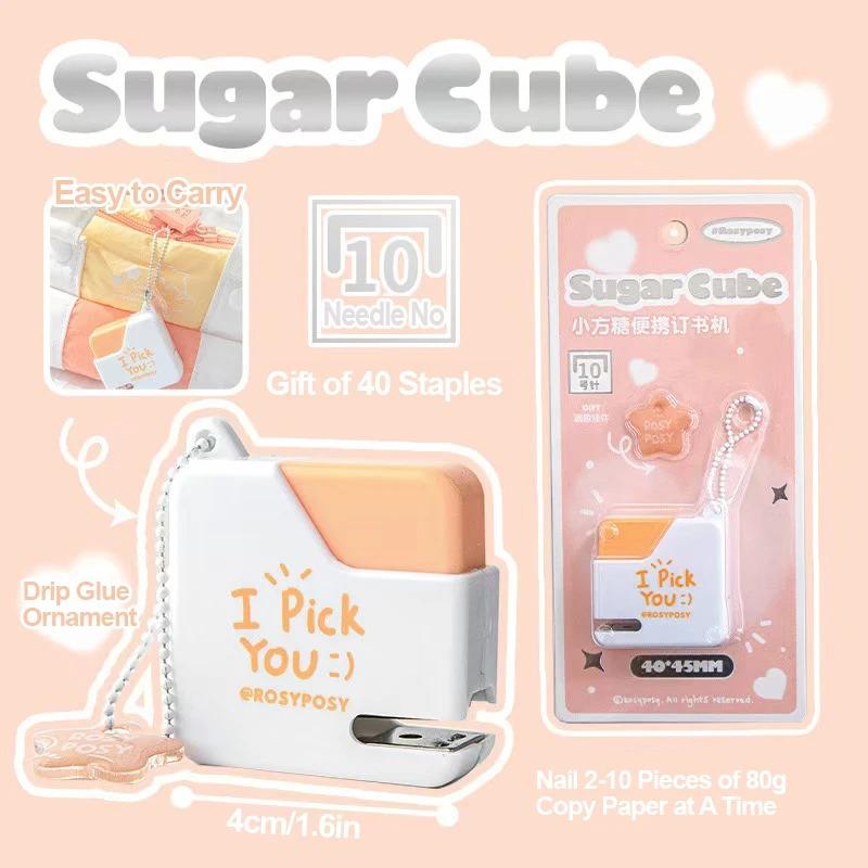 

Портативный Мини Милый Маленький Сахарный Степлер Высокий Внешний Вид Портативный Мини Степлер Устройство для Скрепления Документов и Данных