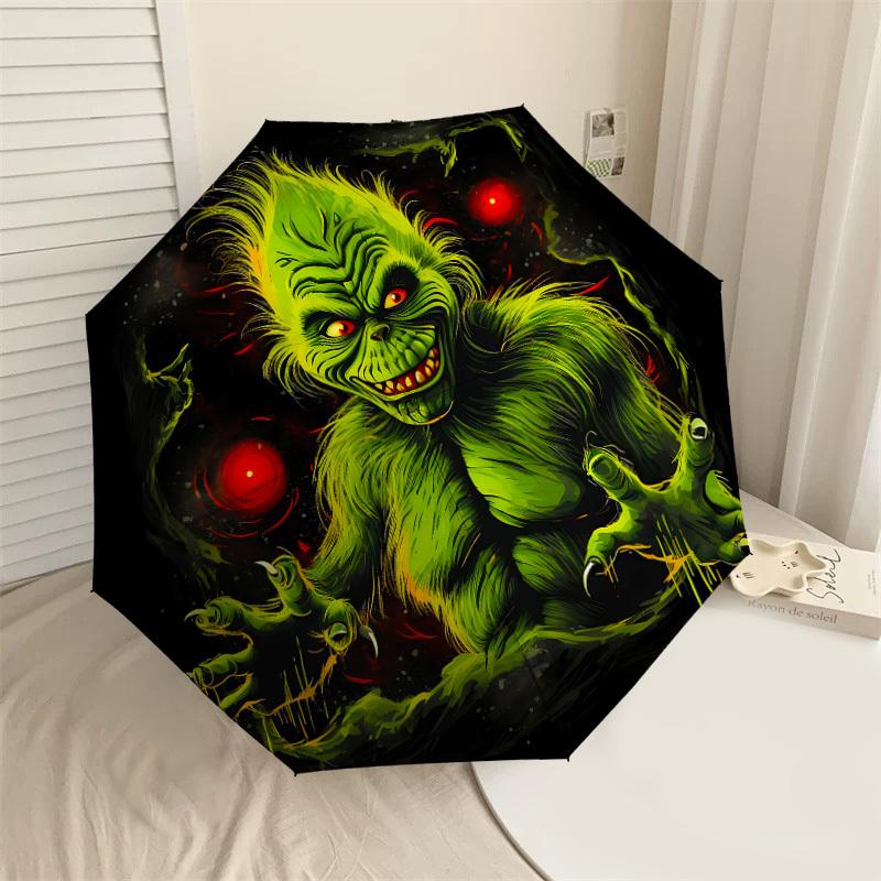 

1PC Monster Fantasy Umbrella-9-Rib Reinforced, Automatic Open, Lightweight & Durable, Cute Fashion Accessory for Outdoor-P0775
