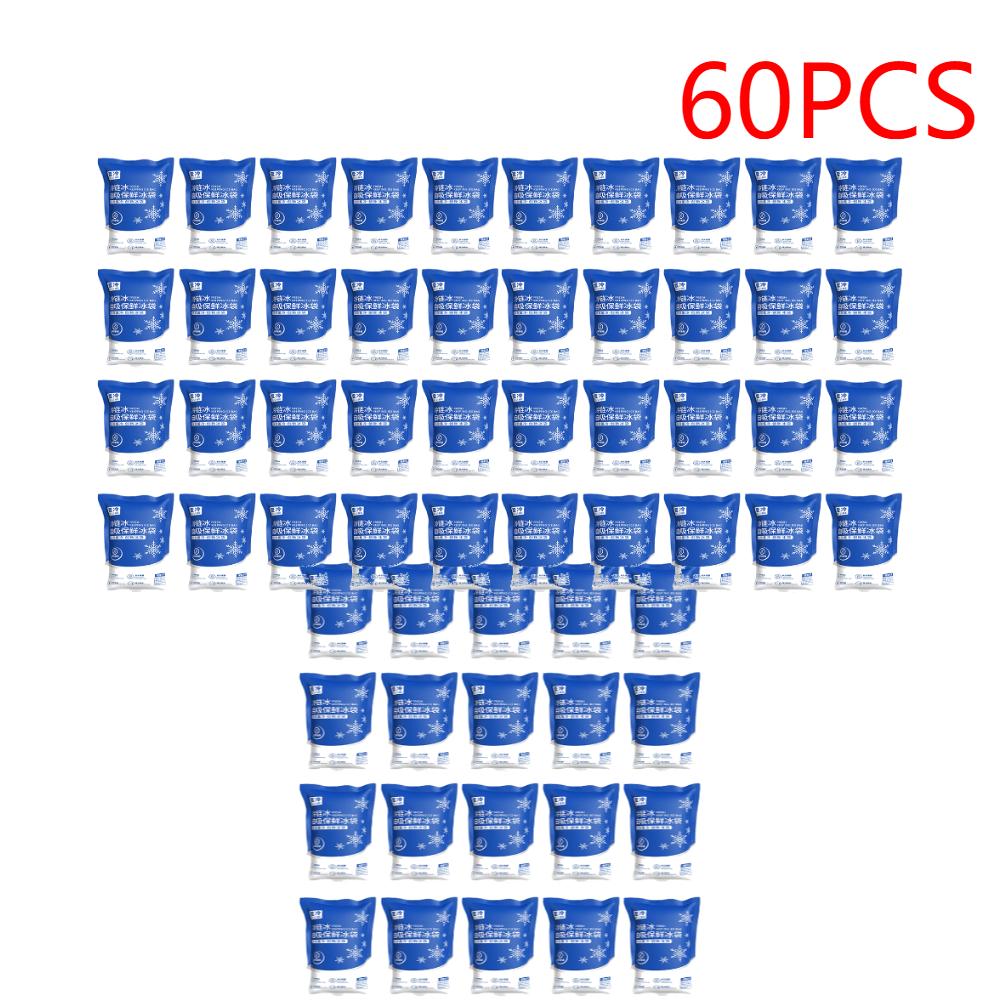 40-200PCS Ice Pack 200ml Disposable Food Ice Bag Travel Drinks Food Refrigeration Preservation for Insulation Box Foam Box