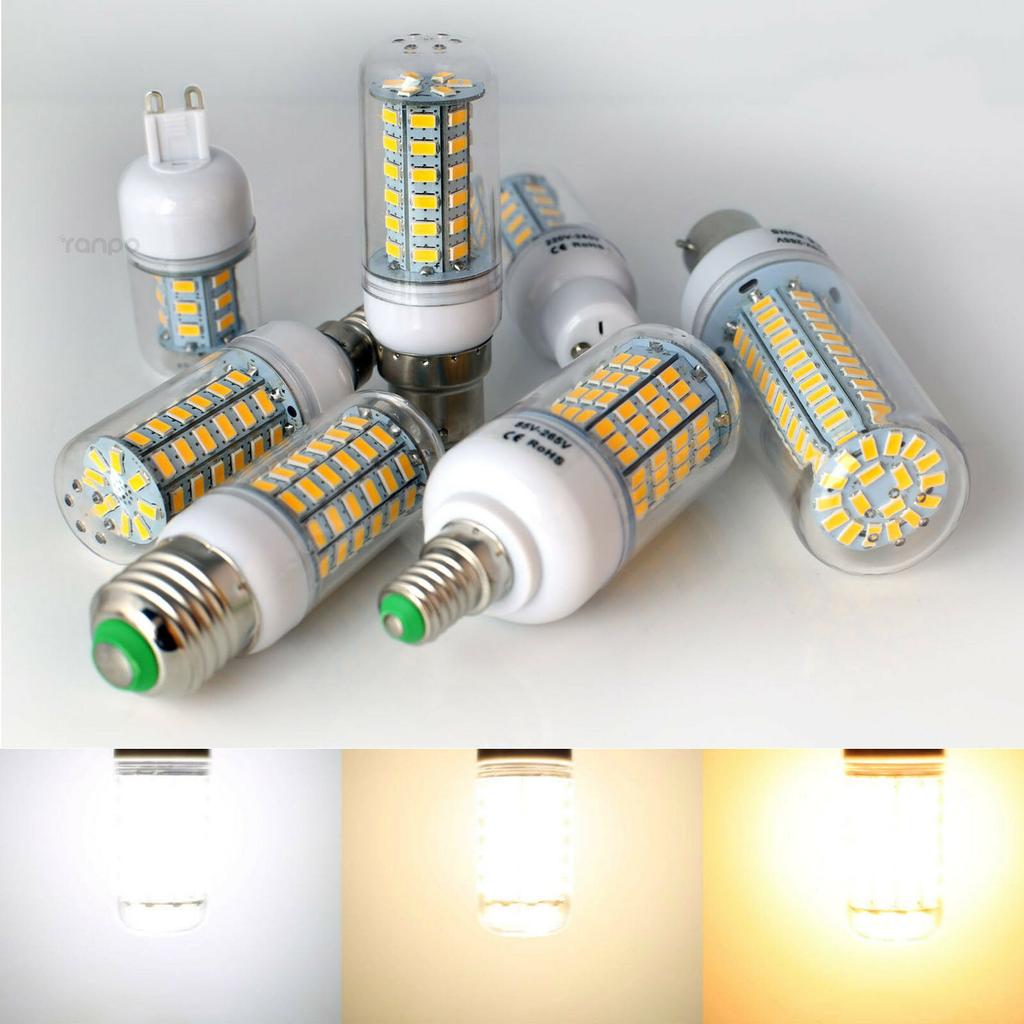 72 LED Corn Bulb E27 E14 B22 220V LED Lamp 5730 SMD Light Lighting Bulbs Lamp