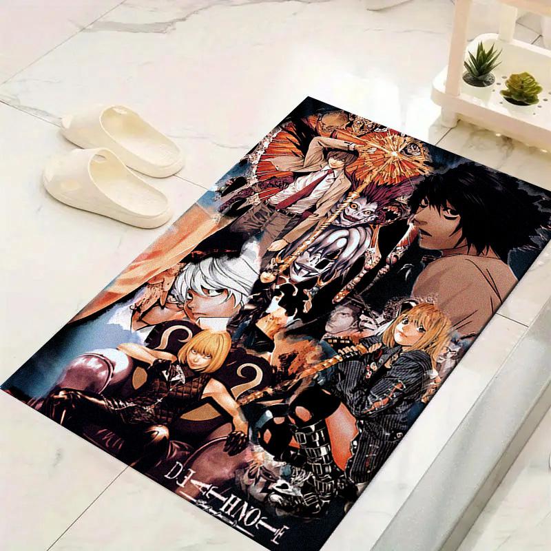 Anime Death Note Carpet Rug for Living Room Bedroom Home Sofa Decoration, Kids play Non-slip Floor Mat