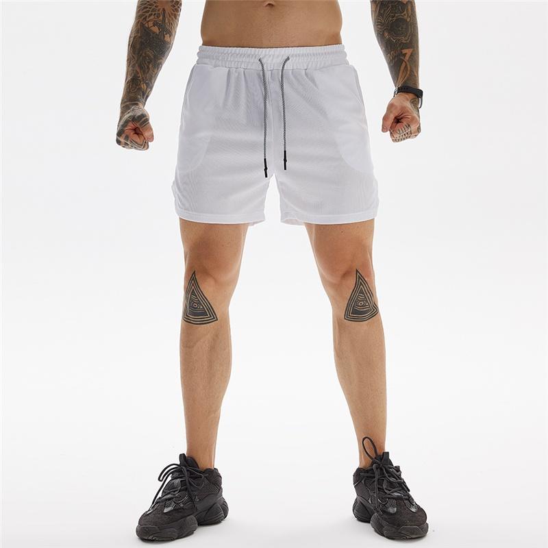 Versatile Men's Gym Sports Training Bodybuilding Workout Running Shorts With Pockets