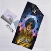 1pc Coraline5 Beach Towel with Custom Name, Beach/Swimming/Bath/Picnic/Camping Towel, Suitable for Seaside Beaches