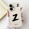 For Honor 400 5G 6.55" Case Fashion Lucky Letters A-Z Soft Silicone Cover For Huawei Honor400 5G DNY-NX9 Phone Shell Bumper