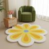 Nepravidelný květinový koberec Jednoduchý koberec do obývacího pokoje Domácí ložnice Noční plyšový koberec do šatny Měkký protiskluzový koberec