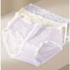 Women's Summer New Chinese Sexy Lace Jacquard Mesh High Stretch Middle Waist Triangle Briefs