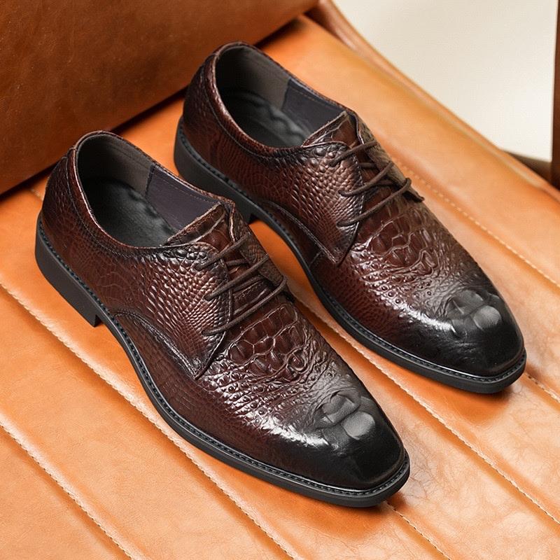 FEETIX Genuine Leather Men Shoes Luxury