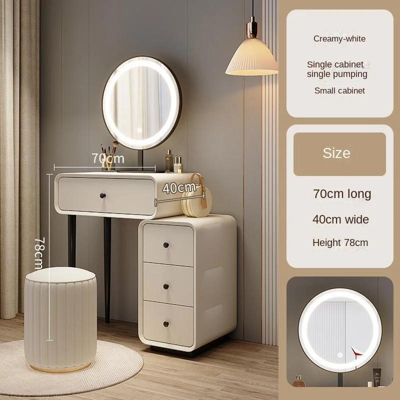 Modern Mirror Dressing Table Minimalist Nordic Make Up Vanity Tables Dressing Small Tocador Home Furniture