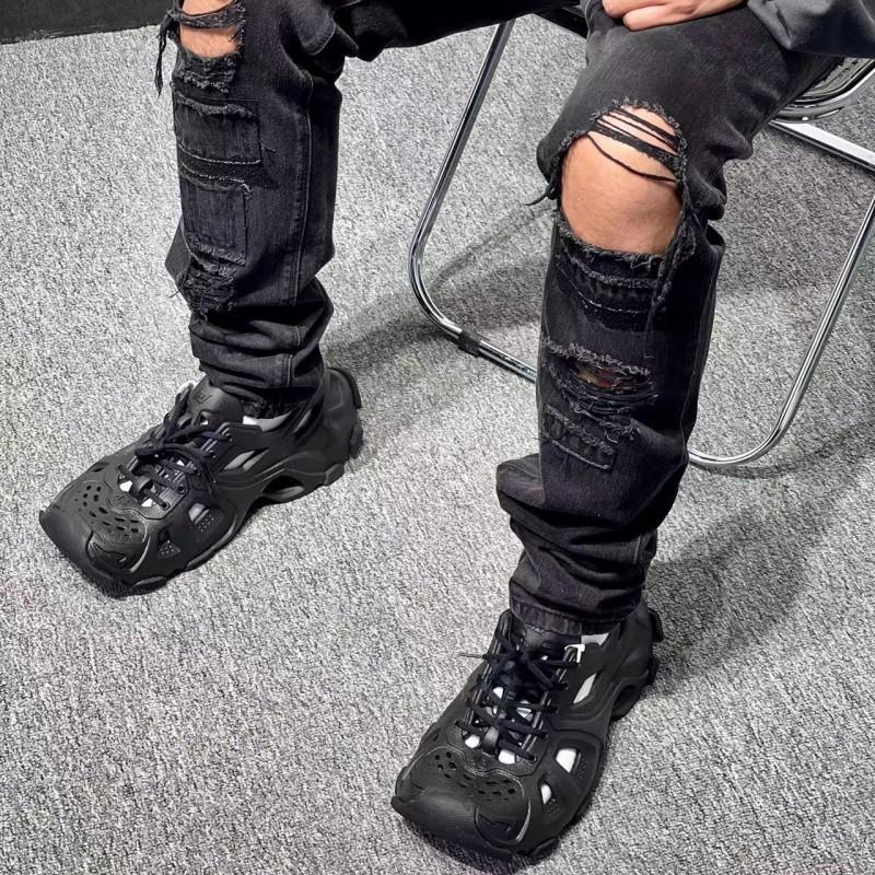 Fashion Unisex Beach Sandals EVA Men Hollow Garden Shoes Tie-dyed Designer Hole Slippers Sneakers Water Shoes Slip On Foam Runner