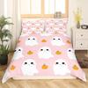 Cute Halloween Bedding & Pillowcase, Ghost Pumpkin Duvet Cover Set Dorm Bedding, Halloween Decor, Nursery Toddler Bedding Set
