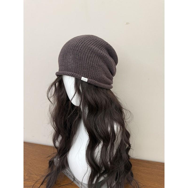 Womens Slouch Beanie Cotton Blend Lightweight Casual Fashion Hat