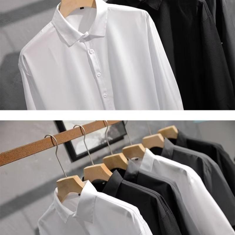 Men's Casual Long Sleeve Shirt Lightweight Breathable Button Down Shirt For Daily Wear Business & Outdoor