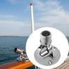 316 Stainless Steel Marine Antenna Mount 25mm Diameter Adjustable Antenna Mount Boat Installation