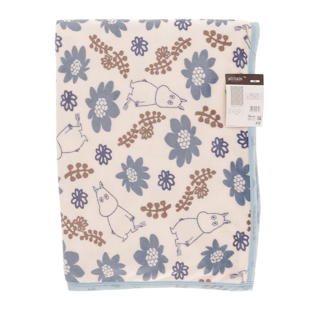 Marushin Moomin Herbal Blue Cute Character Fluffy and 1475014400 Blanket, Blanket, Stylish,