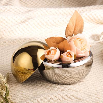 Light Luxury Metal Semicircle Cosmetics Lipstick Ring Jewelry Sundries Dressing Table Storage Storage Box Model Room Decorations