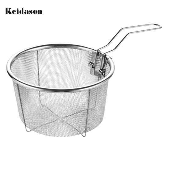 

Портативный сетчатый фильтр с антипригарным дном, легко чистящаяся корзина, удобная ручка для слива, кухонный гаджет 15cm