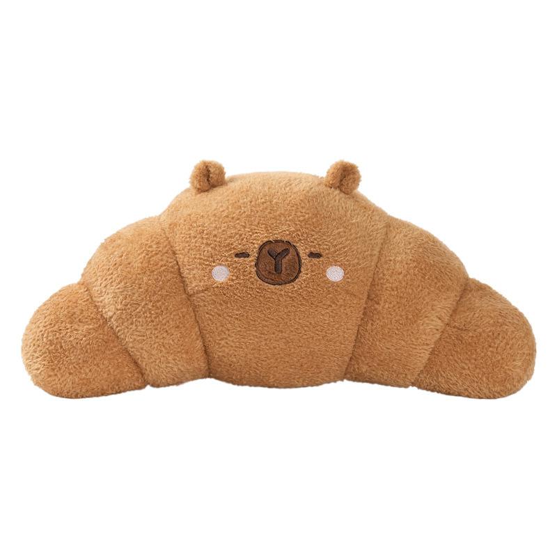 Cute Plush Car Seat Headrest Neck Pillow Car Seat Cartoon Creative Lumbar Support Pillow Comfortable Waist Pillow Car Decoration