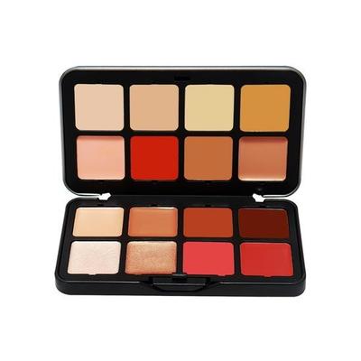 Fashion Colour Glamorous Blusher Highlighter Corrector 3 In 1 Palette | ALL IN ONE Makeup Palette | Concealer Blusher and Highlighter Combo (32gm)